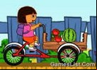 juego dora exploradora en triciclo